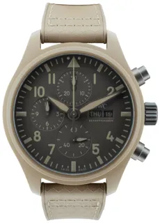 IWC Pilot Top Gun IW389103 46mm Ceramic and Titanium Brown