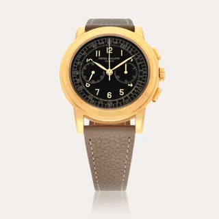 Patek Philippe Chronograph 5070J-001 Yellow gold Black