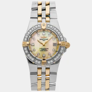 Breitling Starliner B7134053/I511 Stainless steel and 18k yellow gold Yellow Shell