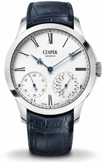 Czapek & Cie Quai des Bergues N°25 Ter 42.5mm Stainless steel White