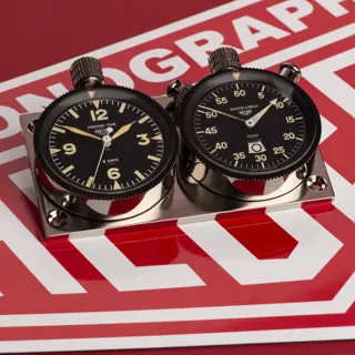 Heuer Monte-Carlo 55.5mm Brass Chrome Plated Black