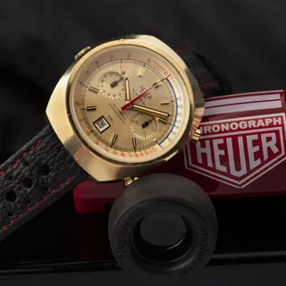 Heuer Montreal 1133 Stainless steel Champagne