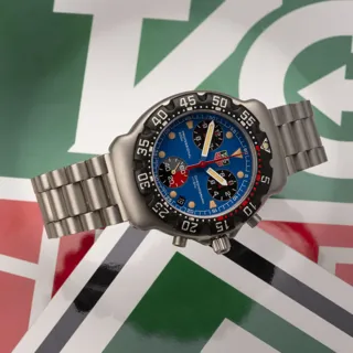 Heuer CA1210-1 Stainless steel Blue