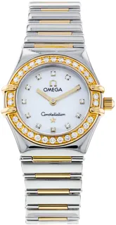 Omega My Choice Mini 1365.75.00 Yellow gold and Stainless steel White