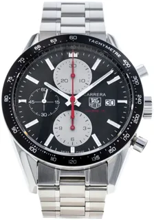 TAG Heuer Carrera CV201T.BA0794 Stainless steel Black Baton