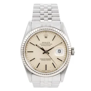 Rolex Datejust 36 16234 Silver White