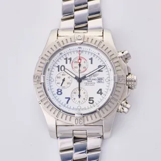 Breitling Avenger A13370 Stainless steel White