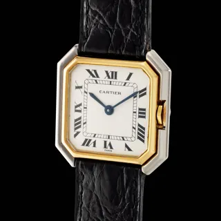 Cartier Tank Ceinture White gold and Yellow gold White