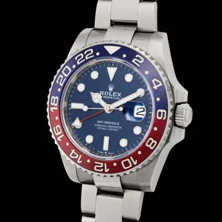 Rolex GMT-Master II 126719BLRO White gold Blue