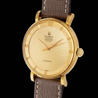 Universal Genève Polerouter De Luxe B10234-11 Yellow gold Champagne