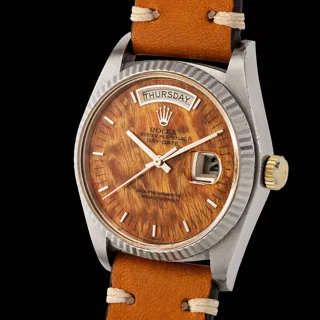 Rolex Day-Date 36 18039 White gold Brown