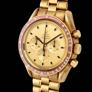 Omega Speedmaster Apollo XI 1969 - Tribute to Astronauts 145.022BA Yellow gold Golden