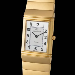 Jaeger-LeCoultre Reverso 140.105.1 Yellow gold Silver