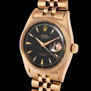 Rolex Datejust 6305-1 Pink gold Black