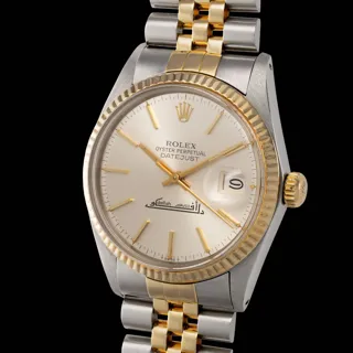 Rolex Datejust 36 16013 Yellow gold and Stainless steel Silver