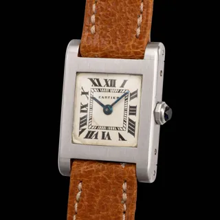 Cartier Tank Normale Platinum White