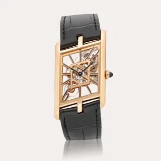 Cartier Tank WHTA0011 Rose gold Skeletonized