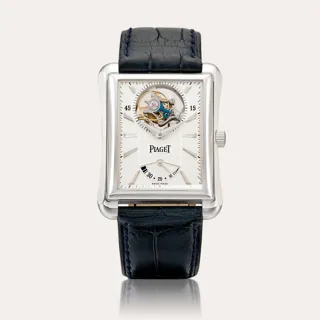 Piaget Emperador Tourbillon P10106 18k white gold Silver