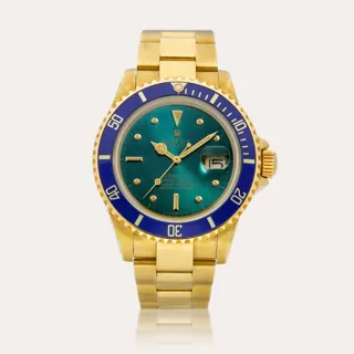 Rolex Submariner 16808 Yellow gold Brown