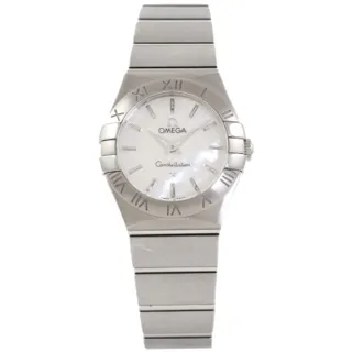 Omega Constellation Quartz 123.10.24.60.05.001 Stainless steel White