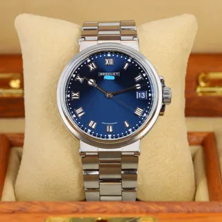 Breguet Marine 5517TI/Y1/TZ0 Titanium Blue