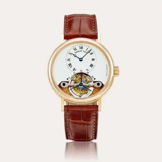 Breguet Tourbillon 3357br/12/986 Rose gold Silver