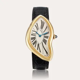 Cartier Crash 18k yellow gold Silver