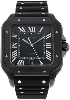 Cartier Santos de Cartier WSSA0039 Stainless steel Black