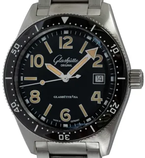 Glashütte SeaQ 1-39-11-06-80-70 Stainless steel Black