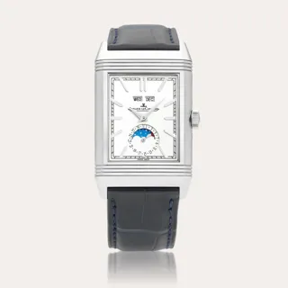 Jaeger-LeCoultre Reverso Tribute Q3918420 Stainless steel Blue