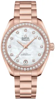 Omega Aqua Terra 220.55.34.20.55.001 Rose gold White