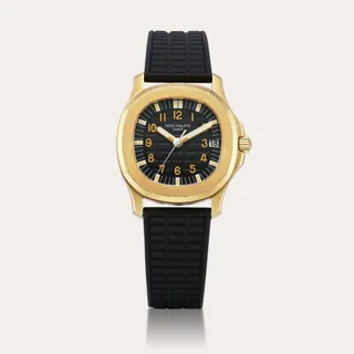 Patek Philippe Aquanaut 5066 18k yellow gold Black