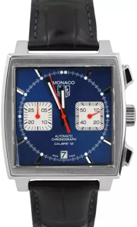 TAG Heuer Monaco Calibre 12 CAW2111.FC6183 Stainless steel Blue