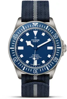 Tudor Pelagos FXD M25707B/24-0001 42mm Titanium Navy Blue With White Index