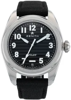 Zenith Pilot 03.4000.3620/21.I001 Stainless steel Black