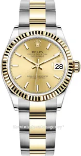 Rolex Datejust 31 278273-0013 Yellow gold and Stainless steel Champagne