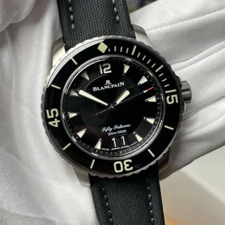 Blancpain Fifty Fathoms 5050-12B30-B52A Titanium Black