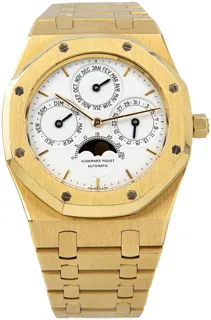 Audemars Piguet Royal Oak Perpetual Calendar 25554BA 18k yellow gold White