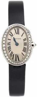 Cartier Baignoire WB52007 18k white gold Silver