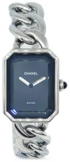 Chanel Première Stainless steel Black