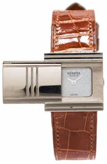 Hermès Clipper HWATCH Stainless steel Brown