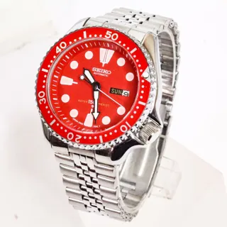 Seiko Diver Stainless steel Red