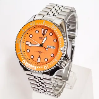 Seiko Diver Stainless steel Orange