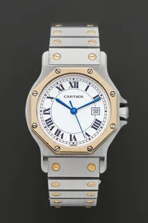 Cartier Santos Octagon 2966 Stainless steel White