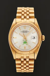 Rolex Datejust 1601 18k yellow gold Silver and White