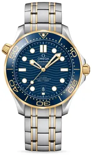 Omega Seamaster Diver 300M 210.20.42.20.03.001 Yellow gold Blue