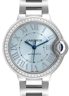 Cartier Ballon Bleu W4BB0028 Stainless steel Blue