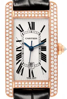 Cartier Tank Américaine 2504 18k rose gold Silver