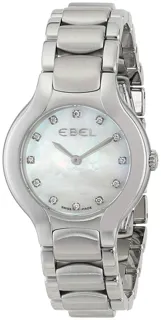 Ebel Beluga 1216038 30mm Stainless steel White