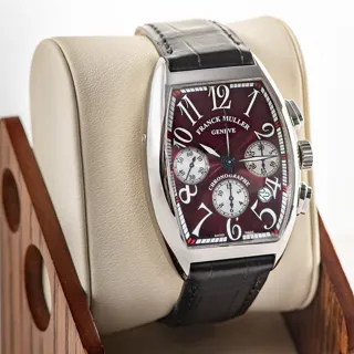 Franck Muller Cintree Curvex 7880CCSATACR Stainless steel Red